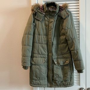 Marks & Spencer Cotton Hooded Long Coat